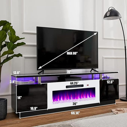 AMERLIFE Fireplace TV Stand - Image 3