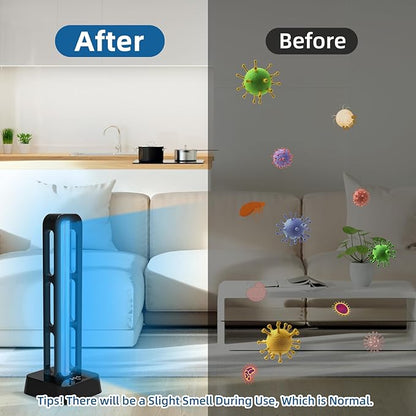 39W UV Light Sanitizer with Remote Control and 3 Timers – Ozone Free Home - Image 8