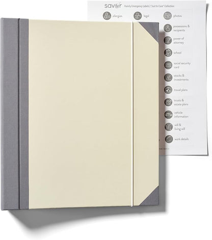 Savor | The Folio™ Document Organizer 2025 Edition | Premium Life Binder - Image 2