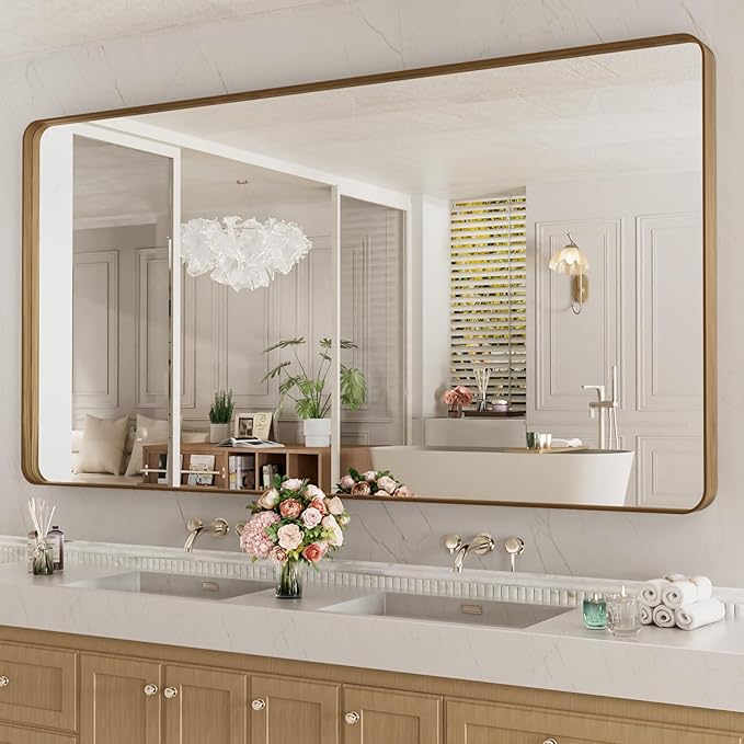 LOAAO 84X32 Inch Bathroom Mirror by LOAAO