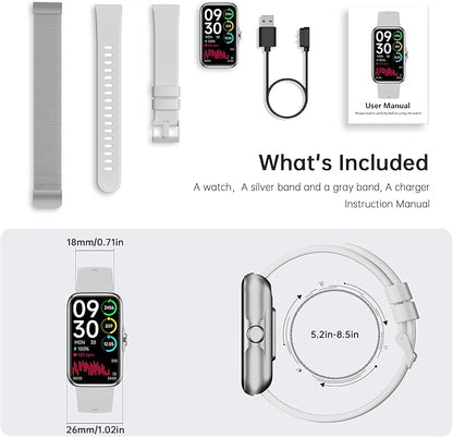 JYUAJOI Fitness Tracker with 24/7 Continuous Heart Rate, Blood Oxygen Monitor - Image 7