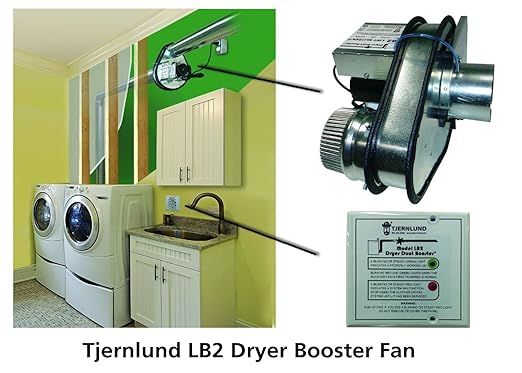Tjernlund LB2 No-Clog, Zero Maintenance DEDPV Dryer Duct Booster Fan - Image 2