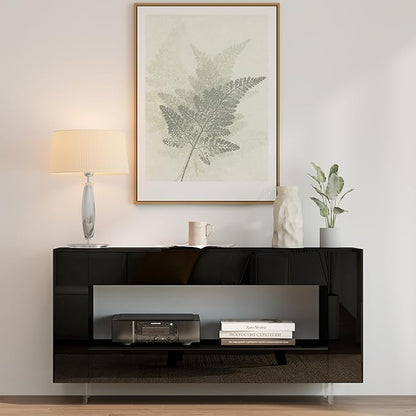 Vavkorkula High Gloss TV Stand for 65 Inch - Image 7