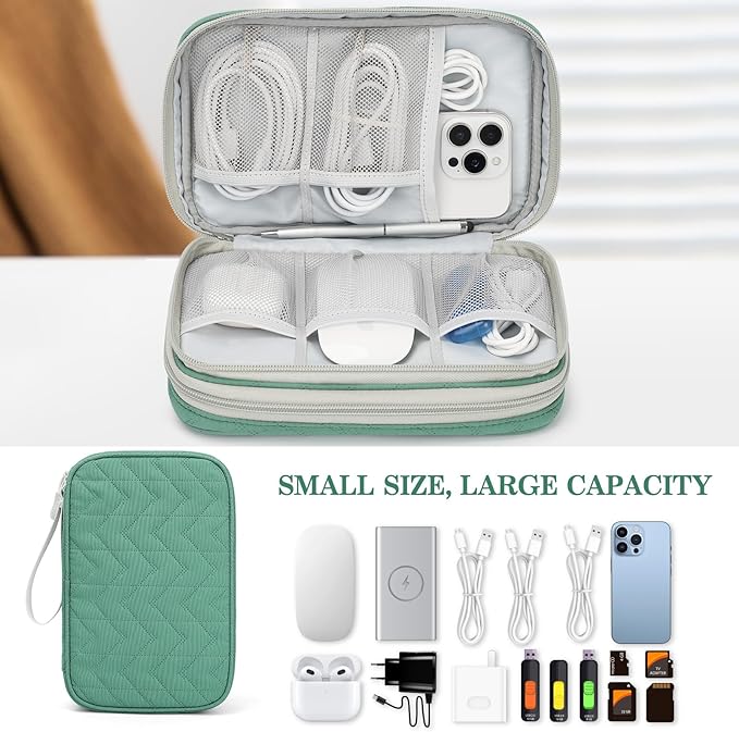 FYY Electronic Organizer, Large Travel Cable Organizer Bag Pouch Electronic - Image 6