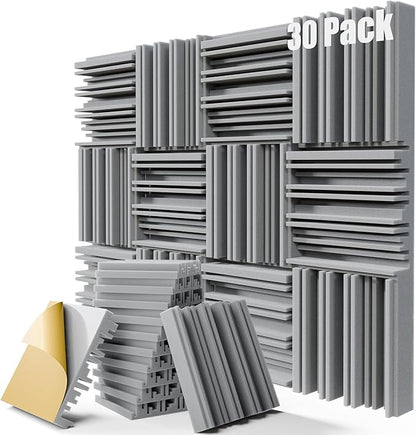 30 Pack Sound Proof Foam Panels by ZELMINE