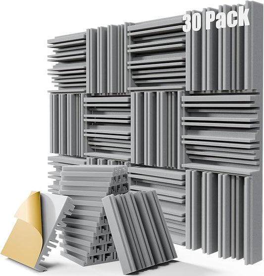 30 Pack Sound Proof Foam Panels by ZELMINE