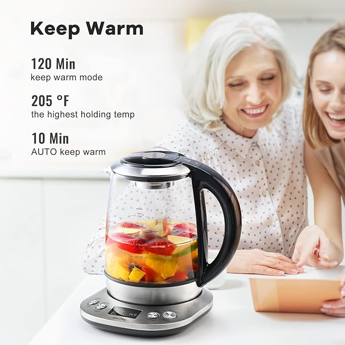 Mecity Electric Tea Kettle Borosilicate Glass Tea Maker - Image 8