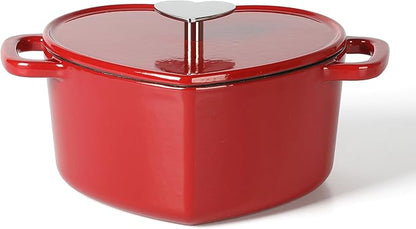 Martha Stewart Heart Shaped Enamel Cast Iron 2-Quart Dutch Oven by MarthaStewart