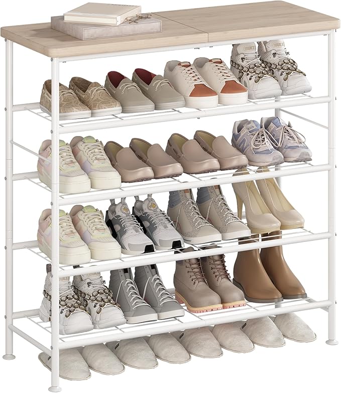 SUOERNUO Shoe Rack Organizer 5 Tier by MAKELIFESIMPLE