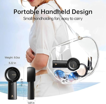JISULIFE Portable Handheld Turbo Fan, 6000mAh USB Rechargeable Personal Battery - Image 6