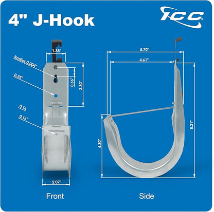 ICC Batwing J Hook 4” with Retainer Clip - Image 9
