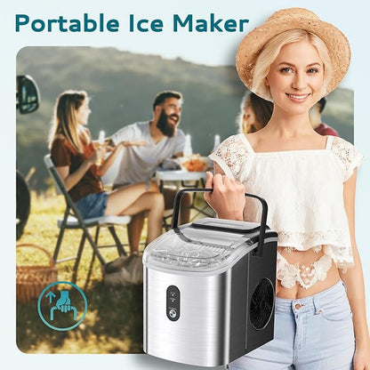 EUHOMY Ice Maker Countertop, Portable Ice Machine - Image 4