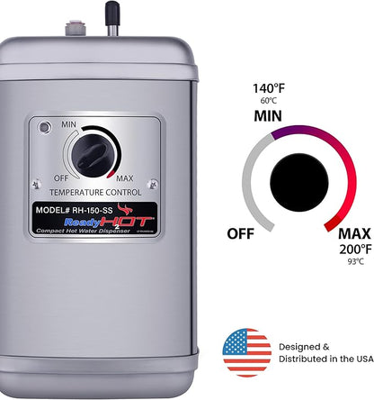 Ready Hot Compact Instant Hot Water Dispenser, Stainless Steel Tank, Wall - Image 4