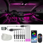 Car LED Lights Interior Light, 10 in 1 Car Ambient Lighting Kits by WEBUPAR
