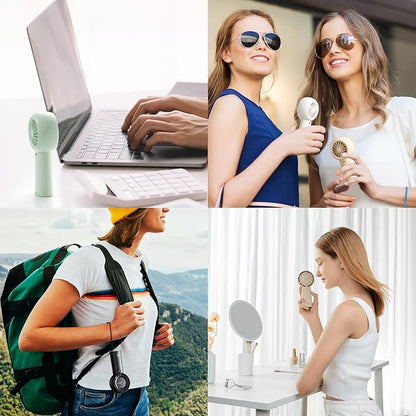 JISULIFE Portable Handheld Turbo Fan, 4000mAh USB Rechargeable Personal Battery - Image 7