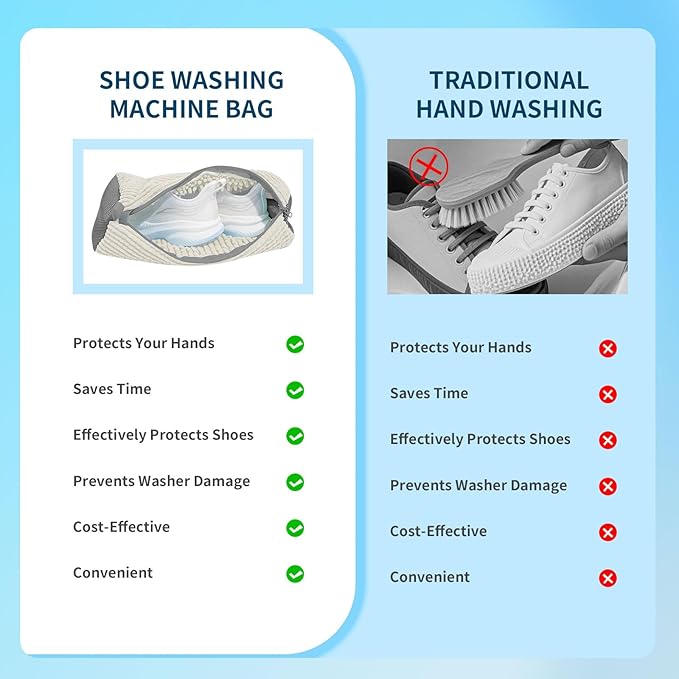 Shoe Washing Machine Bag: Laundry Shoe Bag - Image 6