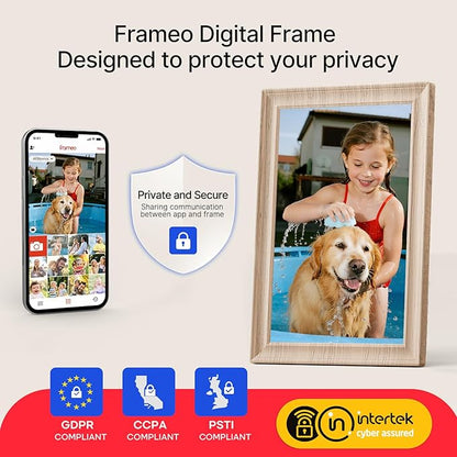 Frameo 10.1 Inch WiFi Digital Picture Frame, 1280x800 HD IPS Touch Screen Photo - Image 7