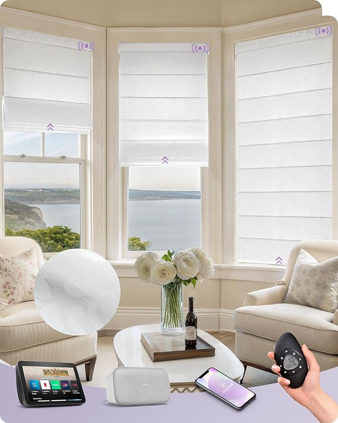Graywind Smart Roman Shades Compatible by Graywindbeyondshading