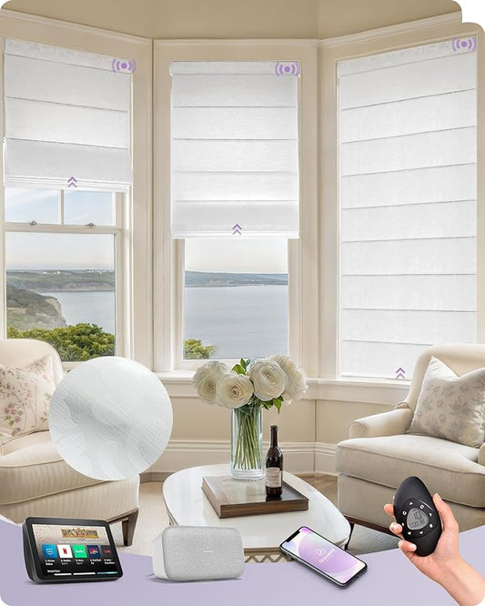 Graywind Smart Roman Shades Compatible by Graywindbeyondshading