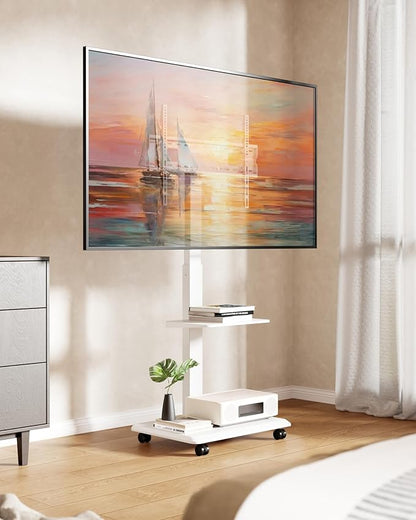 ECOTINY Steel Base Rolling TV Stand - Image 6