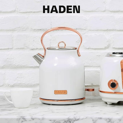 Haden Heritage 1.7 Liter Stainless Steel Electric Kettle, Hot Water Kettle - Image 6