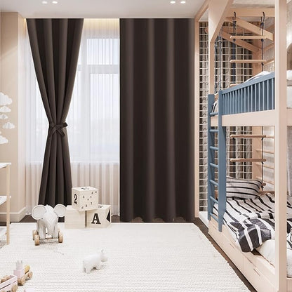 Hiasan Blackout Curtains for Bedroom, 38 x 84 Inches Long - Image 8