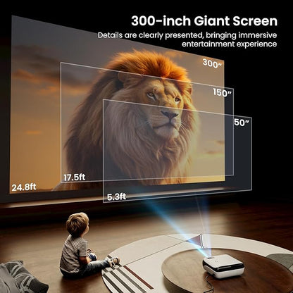 Official Licensed Google TV Smart Projector, HAPPRUN 4K UHD Home Theater - Image 8
