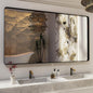 ISKM Black Framed Mirror for Wall 72"x 40", Large Bathroom Mirror Anti-Rust by ISKM-IStillKeepMovin