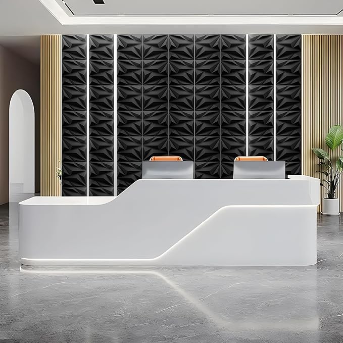 20 Pack 3D Textured Wall Panels – 12x12'' PVC Wall Coverings – Easy Install - Image 8