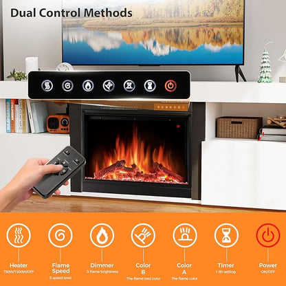 59" Electric Fireplace TV Stand - Image 4