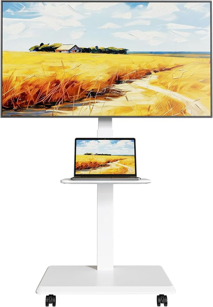 ECOTINY Steel Base Rolling TV Stand by ECOTINY