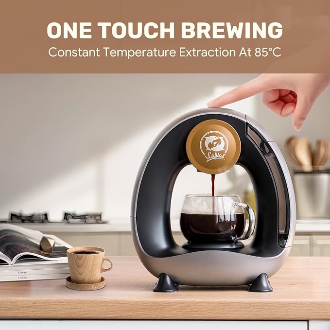 Single Serve Coffee Maker, Fast Brew in 2 minutes, Stylish＆Compact Design - Image 6