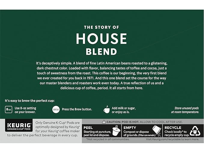 Starbucks House Blend, K-Cup for Keurig Brewers - Image 4