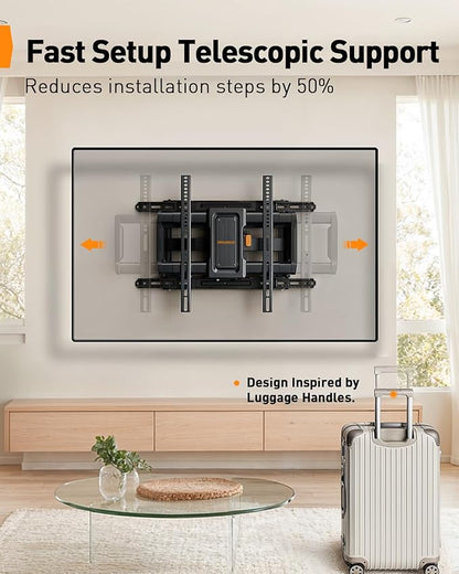 Perlegear Full Motion TV Wall Mount - Image 4