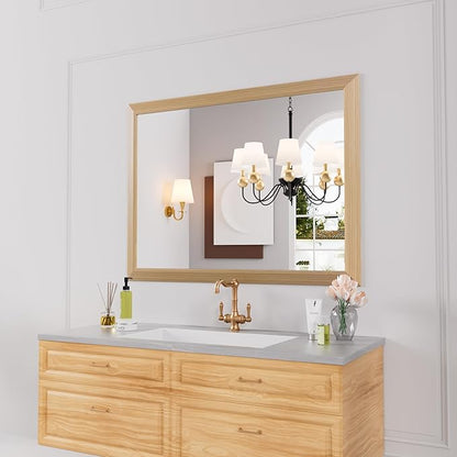 Amorho Bathroom Mirror, Hang Horizontally/Vertically, Suitable by Amorho