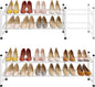 Tajsoon Expandable Shoe Rack for Closet 2 Tier, 28“-41“ Adjustable & Stackable by Tajsoon