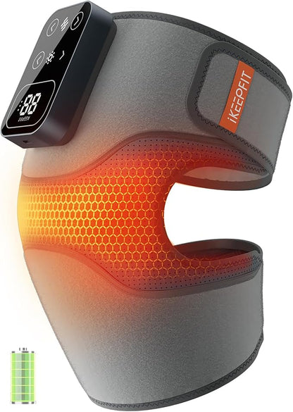 Cordless Knee Massager with Heat Vibration by IKEEPFITMassagerWorld