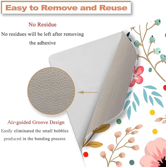 Laptop Skin Sticker Decal, Decorative Waterproof, Flower Plants - Image 5
