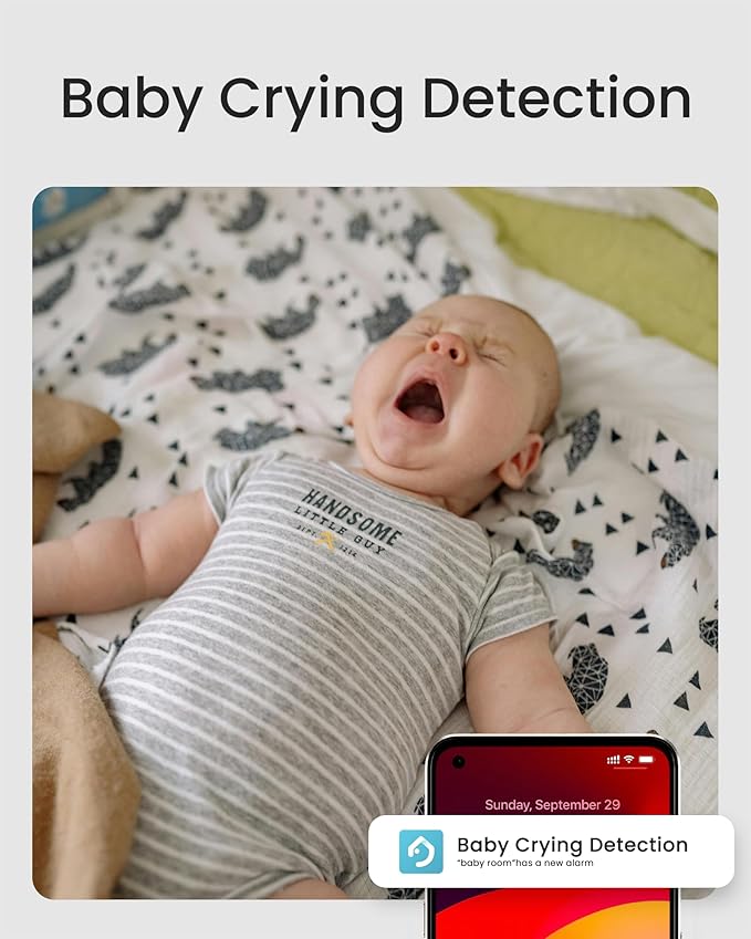 youkey Indoor Camera 2.5K, No Monthly Fees, Pan & Tilt, 360° Dog/Pet Camera - Image 4