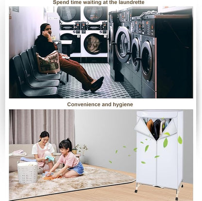 Uten Clothes Dryer Machine, Laundry Drying Wardrobe - Image 5