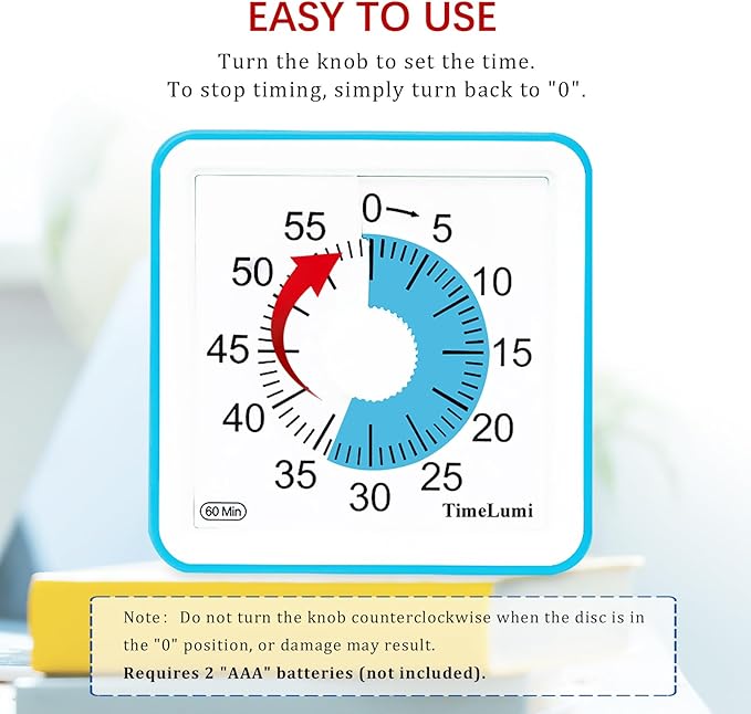 TimeLumi 60-Minute Visual Timer - Image 2