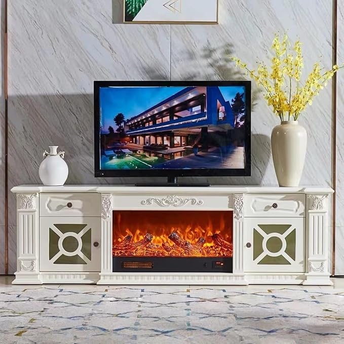 Modern Electric Fireplace Heater by Aihm-Lon
