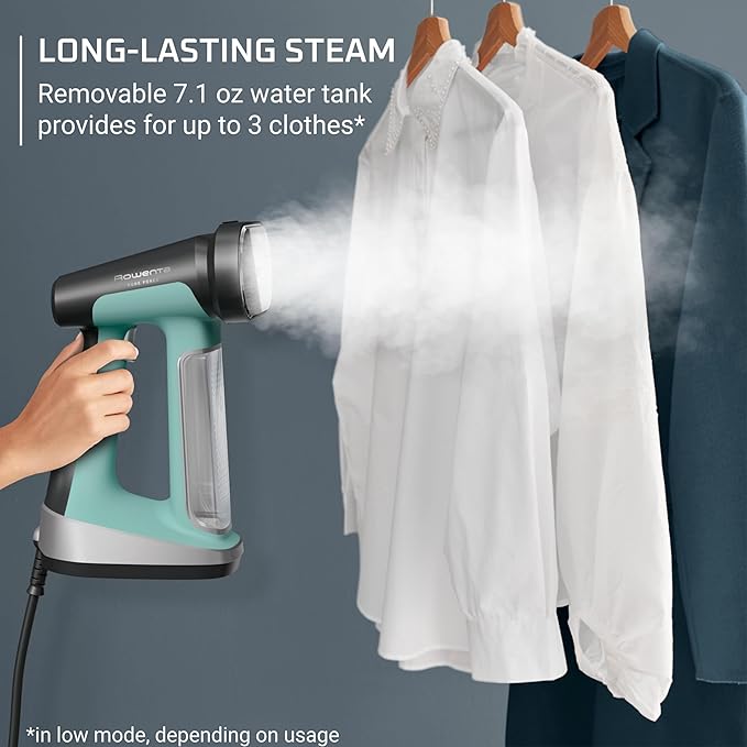 Rowenta Handheld Steamer for Clothes, Pure Force 2in1 Steamer & Iron, - Image 7