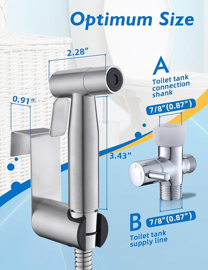 Handheld Bidet Sprayer for Toilet, Jet Sprayer for Toilet Muslim Shower - Image 2