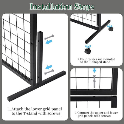 ktondic 3'×6' Double-Layer Grid Panels - Image 6
