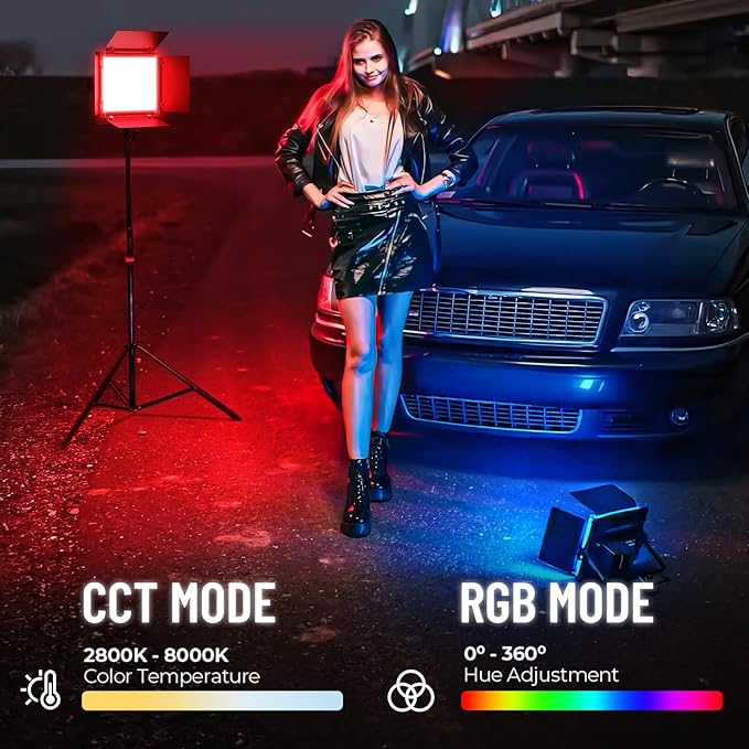 Mettlelite SPL210C RGB LED Video Light - Image 2