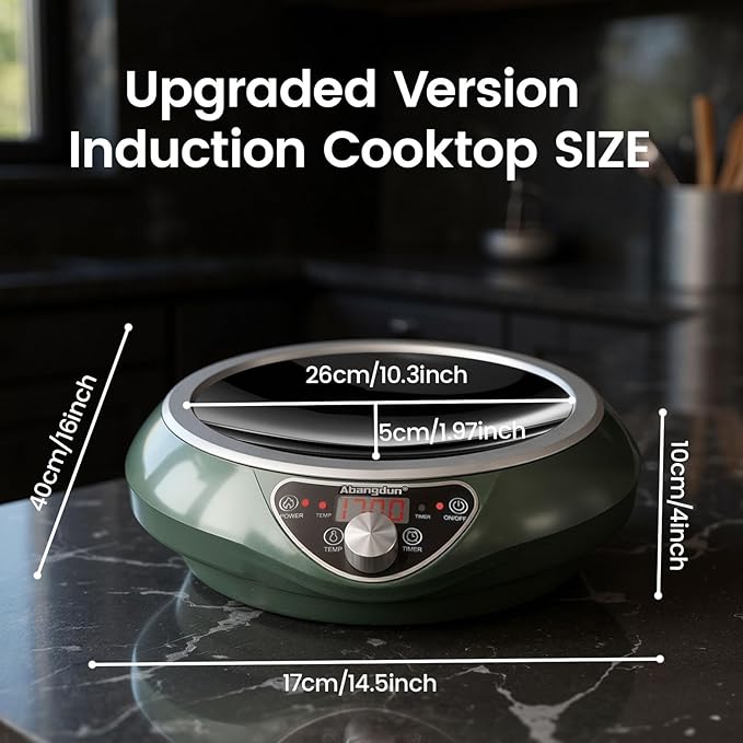 Induction Wok Cooktop，1700W Electric Wok Portable Induction Single Burner Used - Image 2