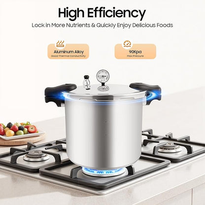 Electric Pressure Canner, Aluminum Pressure Cooker 23-Quart Induction Compatible - Image 3