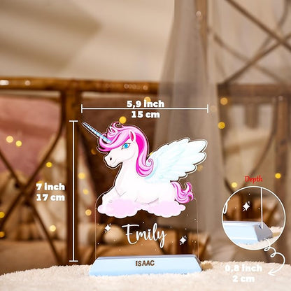 hun concept Personalized Unicorn Night Light - Image 9