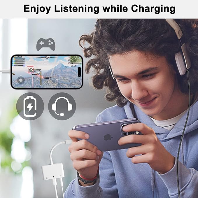 Unitrox 3 in 1 Dual 3.5mm Headphone Jack Adapter - Image 5